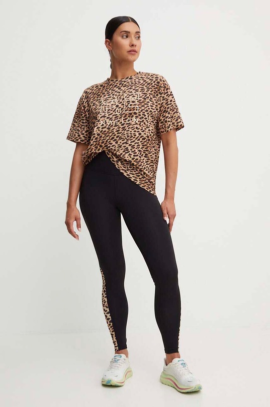 P.E Nation legginsy treningowe Power Move 242G079 czarny SS24