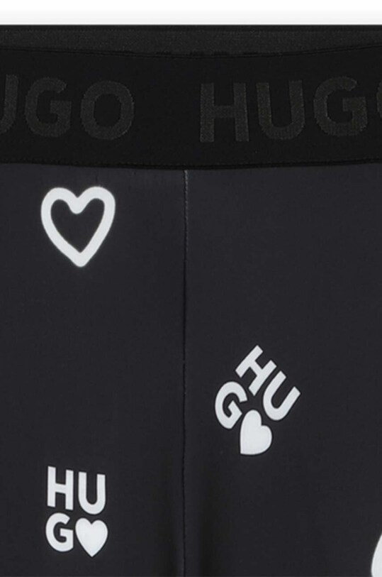Девочка Детские леггинсы HUGO G00074.102.108 чёрный