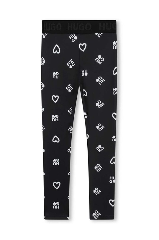 HUGO legginsy dziecięce G00074.156.162 czarny SS24