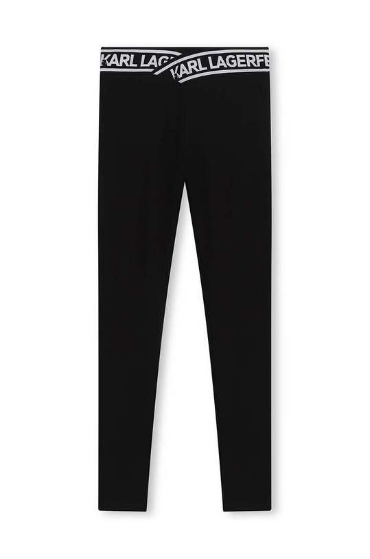 Karl Lagerfeld legginsy dziecięce z elastanem czarny Z30068.156.162