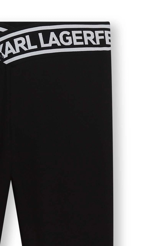 Dziewczynka Karl Lagerfeld legginsy dziecięce Z30068.156.162 czarny