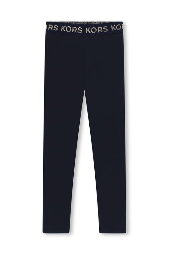 Michael Kors legginsy dziecięce z elastanem granatowy R30028.102.108