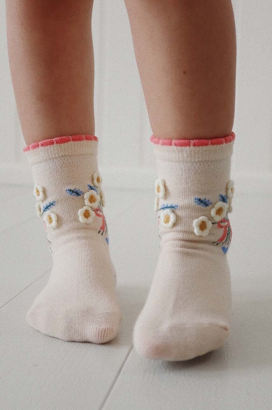 Dziewczynka Konges Sløjd skarpetki dziecięce 2-pack KS100706 multicolor