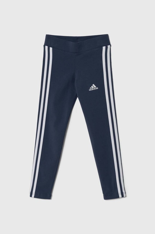 Dětské legíny adidas pletenina modrá IS2633