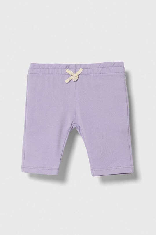Дитячі легінси United Colors of Benetton трикотаж фіолетовий 3MDUAF01O.W.Seasonal