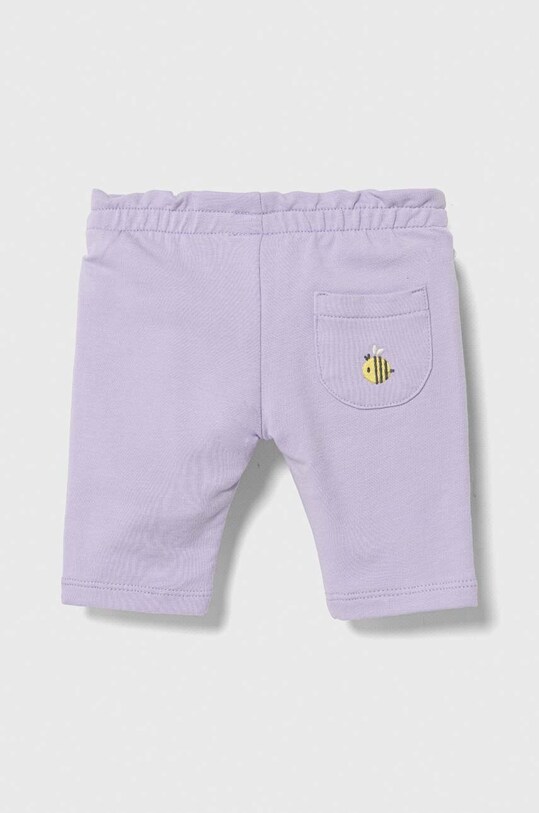 Detské legíny United Colors of Benetton 3MDUAF01O.W.Seasonal fialová SS24