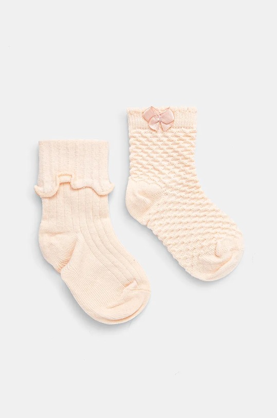 United Colors of Benetton sosete bebe 2-pack sosete lungi portocaliu 6AO30702V.W.Seasonal