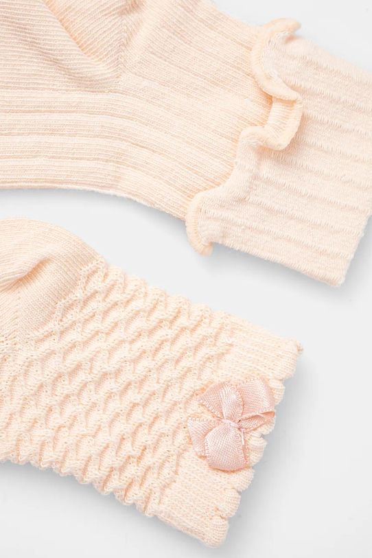 Čarapice za bebe United Colors of Benetton 2-pack 6AO30702V.W.Seasonal narančasta AW24