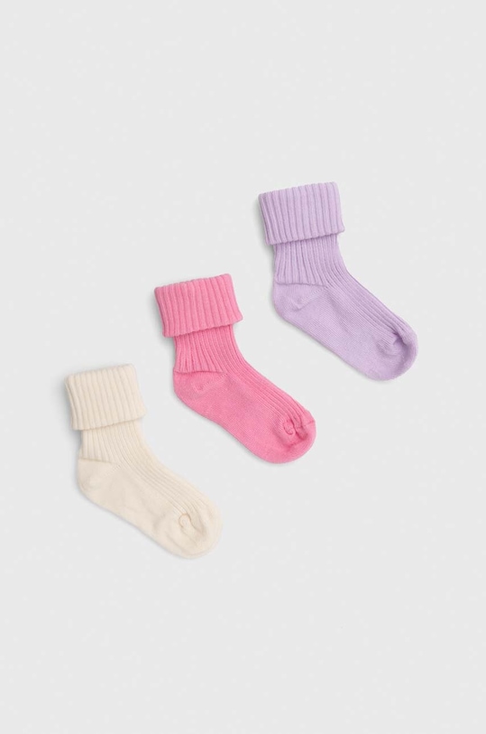 Шкарпетки для немовлят United Colors of Benetton 3-pack довгі шкарпетки рожевий 6AO3F211S.G.W.Repropos