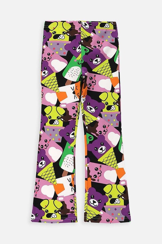 Coccodrillo legginsy bawełniane dziecięce WC4122102JPK multicolor SS24