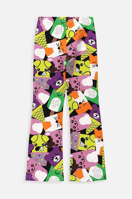 Dziewczynka Coccodrillo legginsy bawełniane dziecięce WC4122102JPK multicolor