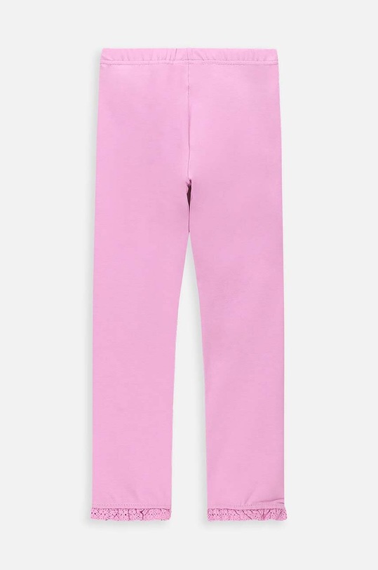 Coccodrillo legginsy dziecięce WC4122102GEK różowy SS24