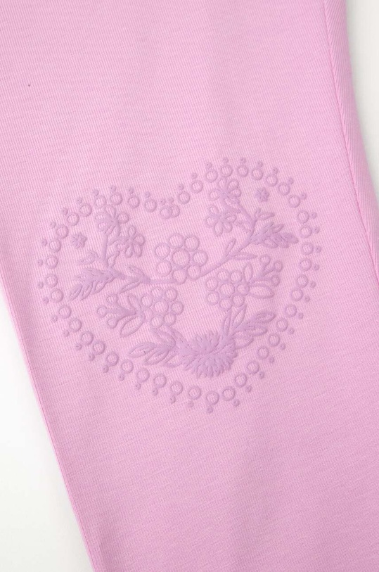 Coccodrillo legginsy dziecięce różowy WC4122102GEK