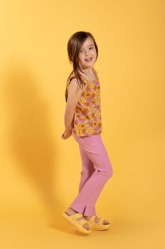 Coccodrillo leggins din bumbac pentru copii WC4122103HGK