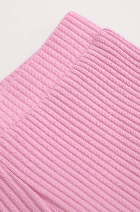 Coccodrillo leggins din bumbac pentru copii roz WC4122103HGK
