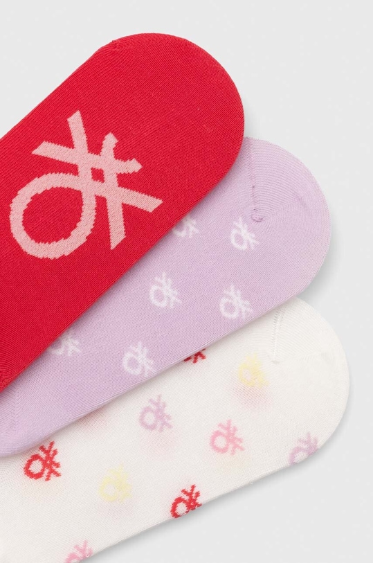 United Colors of Benetton skarpetki dziecięce 3-pack 6AO307032.G.Seasonal fioletowy SS24