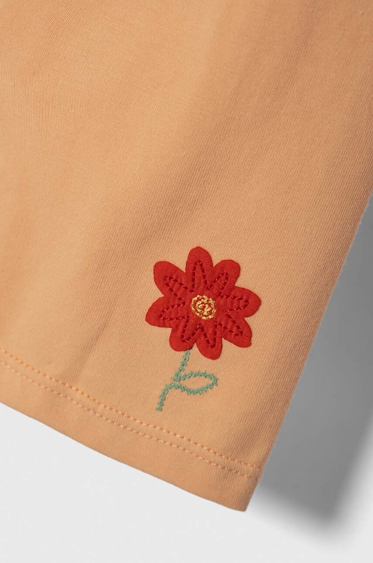 Dziewczynka United Colors of Benetton legginsy dziecięce 3P4ZGF03S.P.Seasonal pomarańczowy