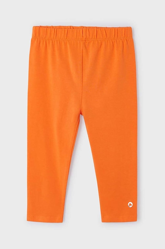 Dětské 3/4 legíny Mayoral pletenina oranžová 723.6J.Mini.PPYH