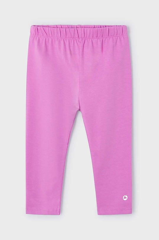 Mayoral legginsy 3/4 dziecięce z elastanem różowy 723.6J.Mini.PPYH