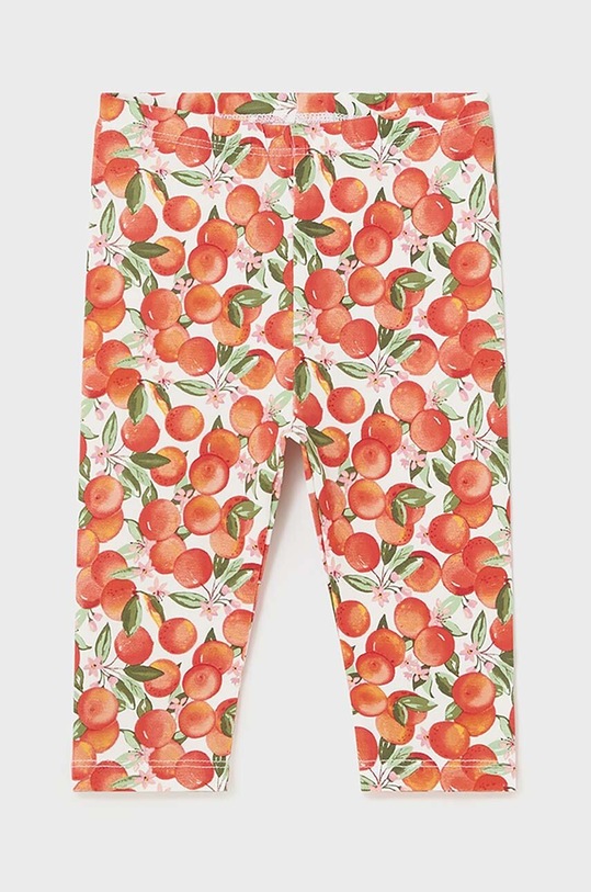 Mayoral legginsy niemowlęce wzorzyste pomarańczowy 1731.4Q.Baby.PPYH