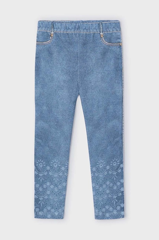 Mayoral legginsy dziecięce aplikacja niebieski 3701.6O.Mini.PPYH
