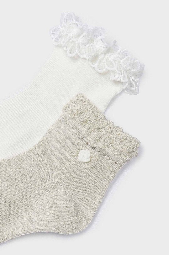 Mayoral sosete copii 2-pack 10711.6C.Skarpetki.PPYH bej SS24