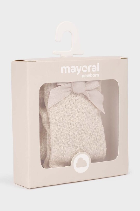 Дівчинка Шкарпетки для немовлят Mayoral Newborn 9714.2N.Newborn.PPYH бежевий