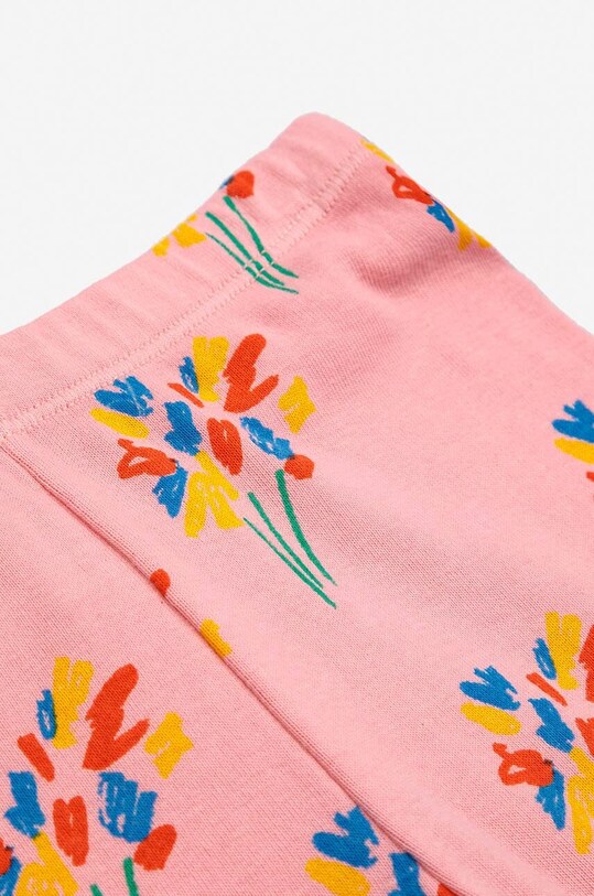 Fete Bobo Choses leggins copii 124AC098 roz