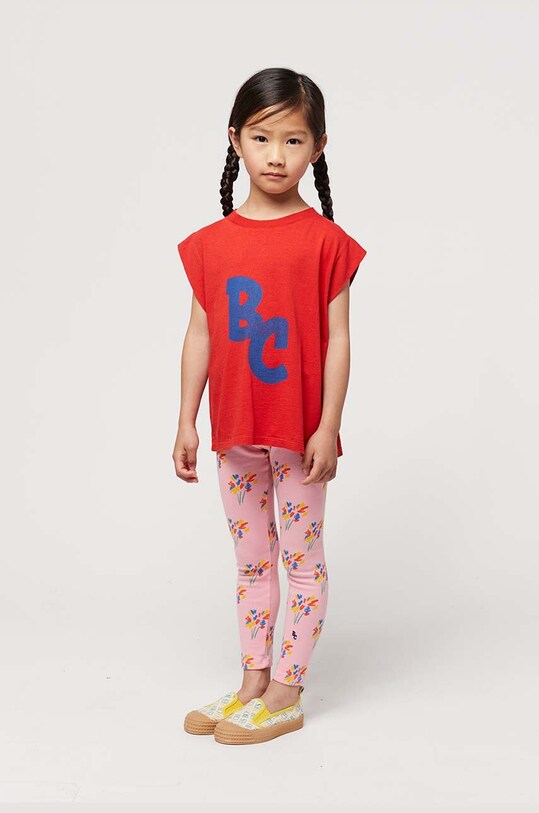 Bobo Choses leggins copii roz 124AC098