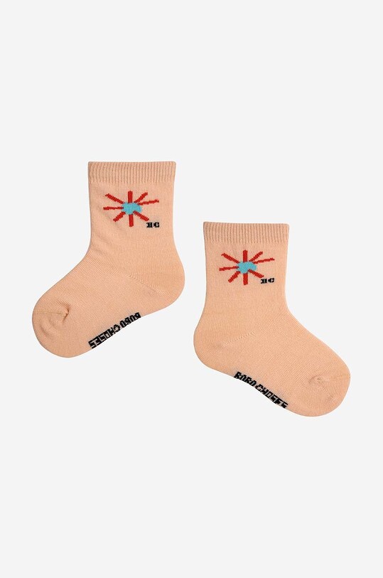 Dziewczynka Bobo Choses skarpetki dziecięce 2-pack 124AH006 pomarańczowy