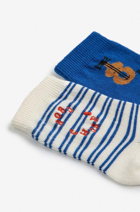 Bobo Choses sosete copii 2-pack bleumarin 124AH005