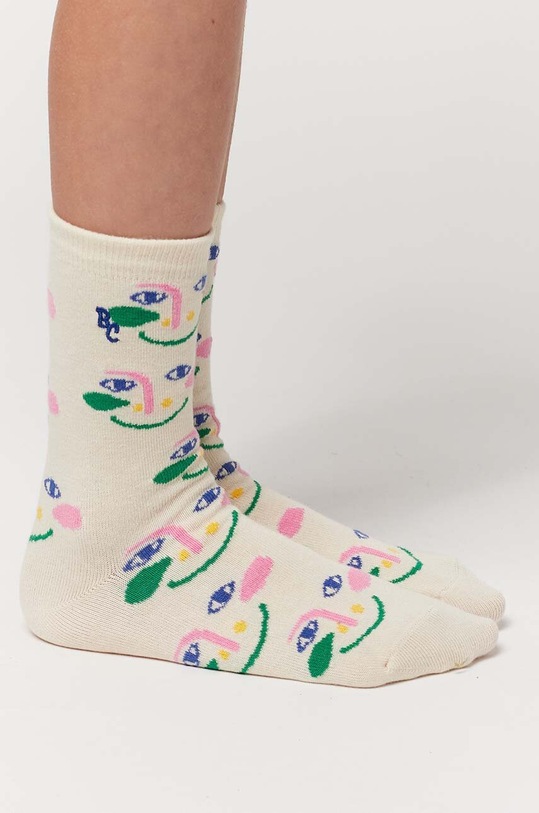 Dziewczynka Bobo Choses skarpetki dziecięce 124AI005 beżowy