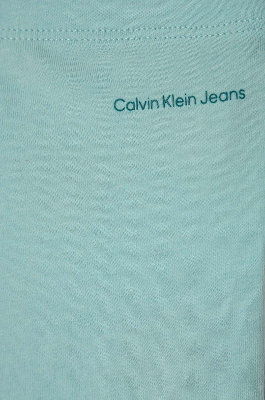 Calvin Klein Jeans legginsy dziecięce turkusowy IG0IG02137.104.116.PPYH