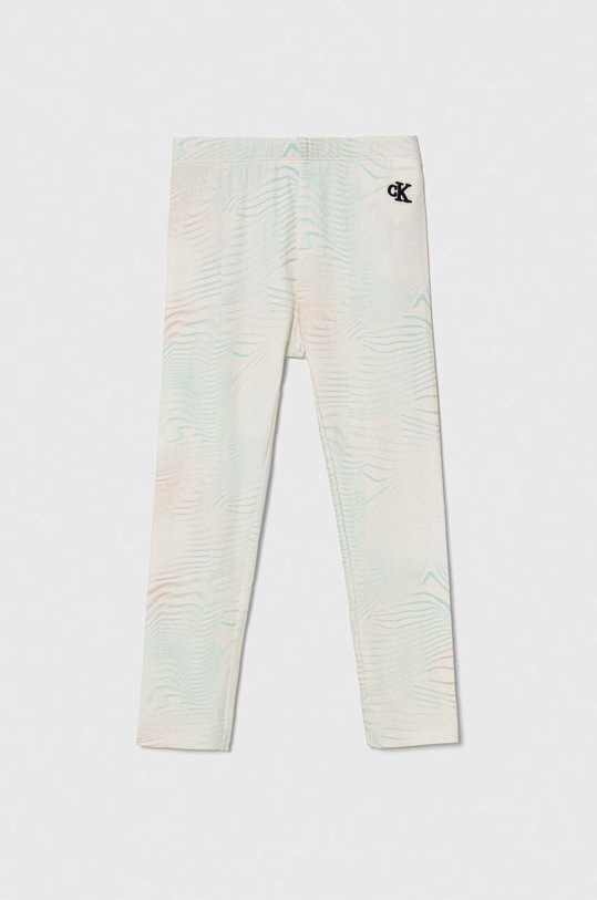 Dětské legíny Calvin Klein Jeans pletenina béžová IN0IN00173.PPYH