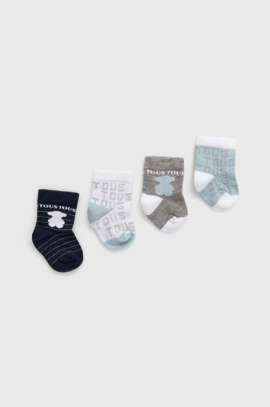 Kojenecké ponožky Tous 4-pack dlouhé ponožky modrá SSocks.1204