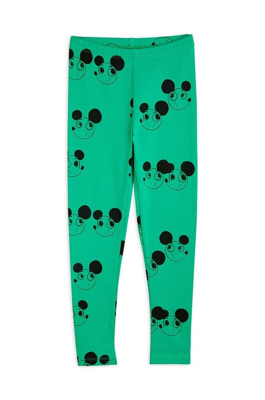 Mini Rodini legginsy dziecięce wzorzyste zielony 2413012375