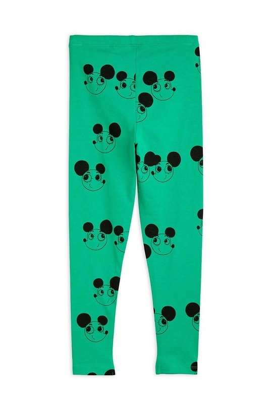 Mini Rodini legginsy dziecięce 2413012375 zielony SS24