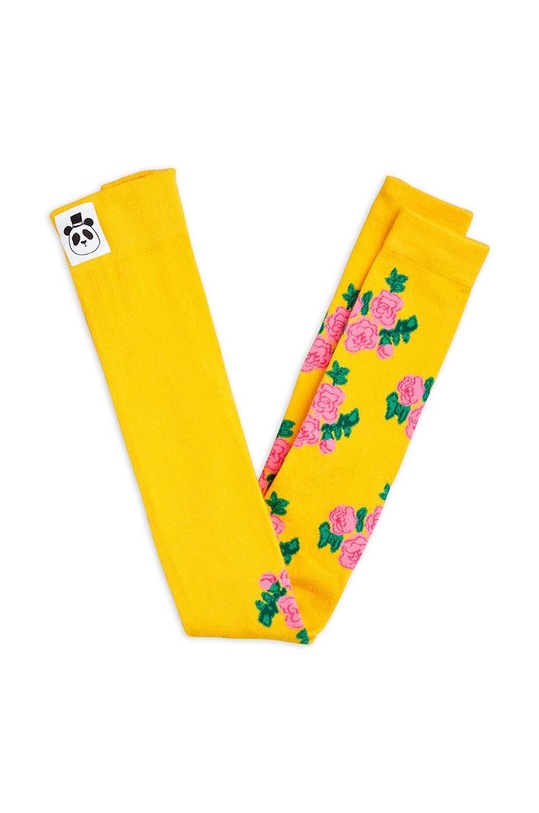 Mini Rodini legginsy dziecięce z elastanem żółty 2416011923