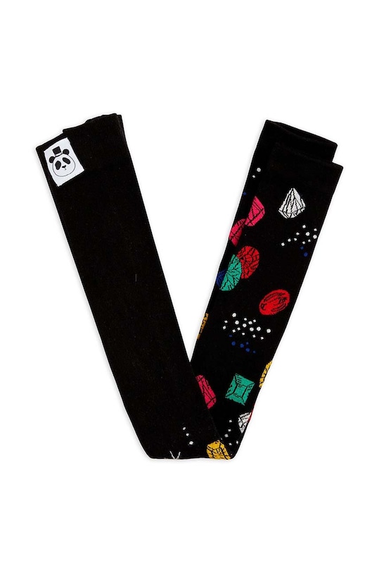 Mini Rodini legginsy dziecięce z elastanem czarny 2416012099