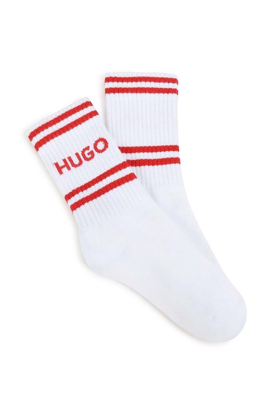 HUGO skarpetki dziecięce 2-pack skarpetki długie biały G00120.