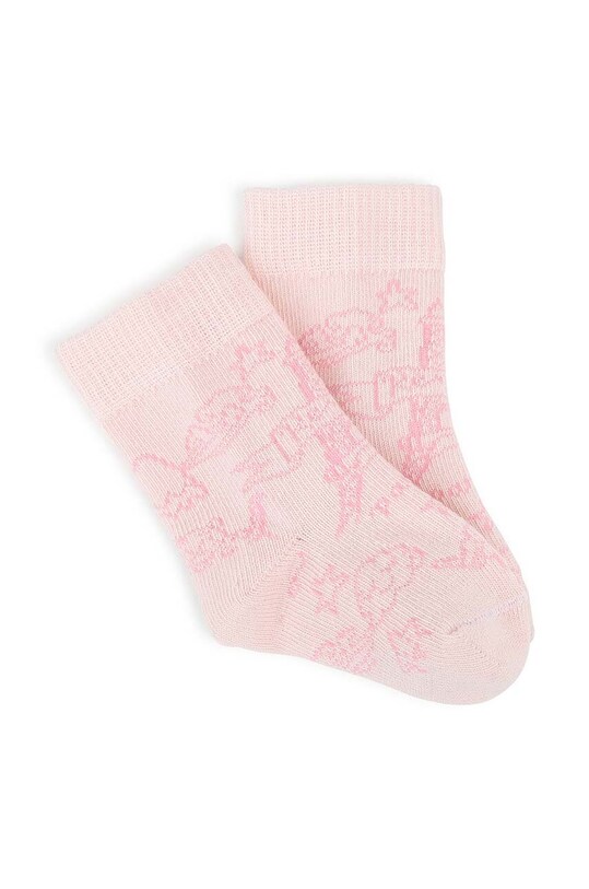 Хлопчик Шкарпетки для немовлят Kenzo Kids 2-pack K60022. рожевий