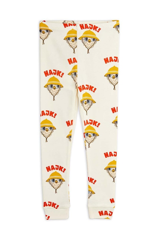 Mini Rodini leggins di cotone bambino/a Hike maglia bianco 2423015611