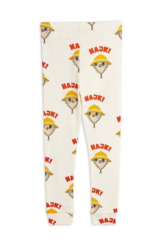 Mini Rodini leggins di cotone bambino/a Hike 2423015611 bianco SS24