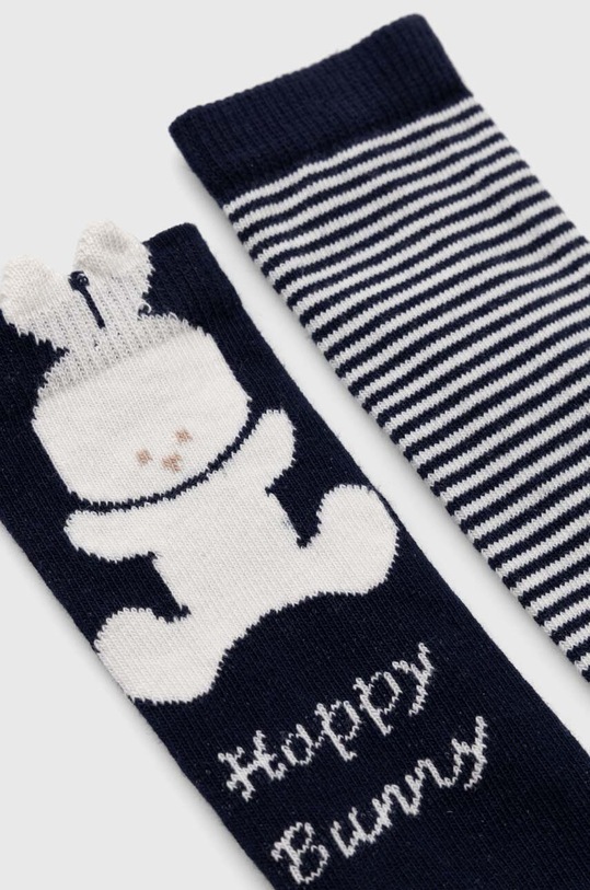 United Colors of Benetton skarpetki niemowlęce 2-pack 6AO3F2111.W.Repro.PPYH granatowy SS24