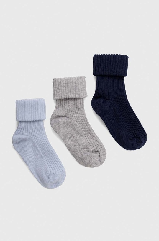 United Colors of Benetton sosete bebe 3-pack uni bleumarin 6AO3F211S.W.Repro.PPYH