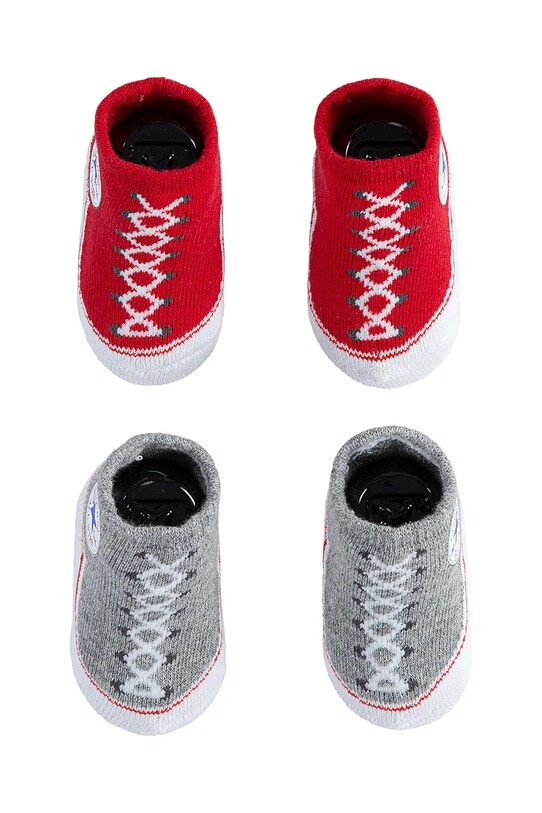 Converse skarpetki niemowlęce 2-pack LC0001 czerwony SS25