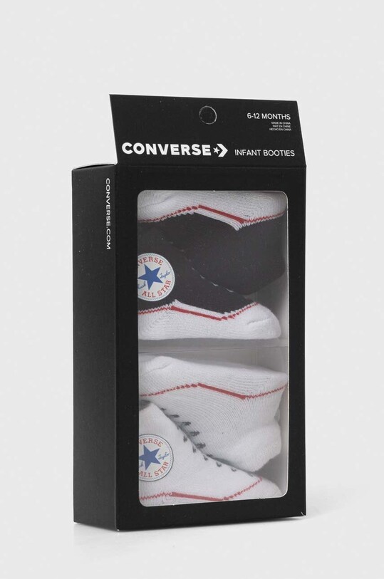 Converse sosete bebe 2-pack negru MC0001