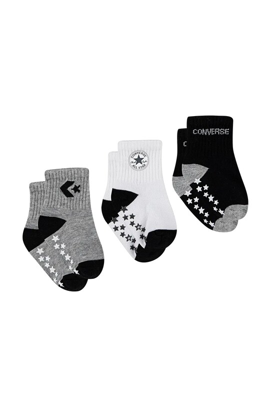 Converse skarpetki niemowlęce 3-pack NC0011 czarny SS25