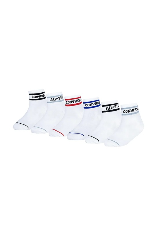 Converse skarpetki dziecięce 6-pack UC0155 biały SS25