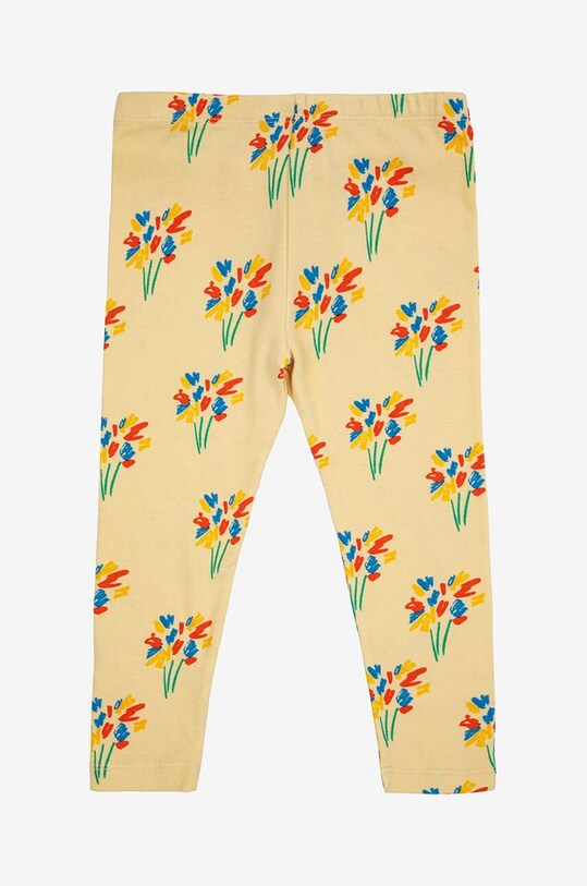 Bobo Choses legginsy niemowlęce 124AB124 beżowy SS24